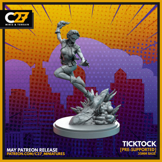 ticktock by c27 – High-Quality 3D Printed Miniature