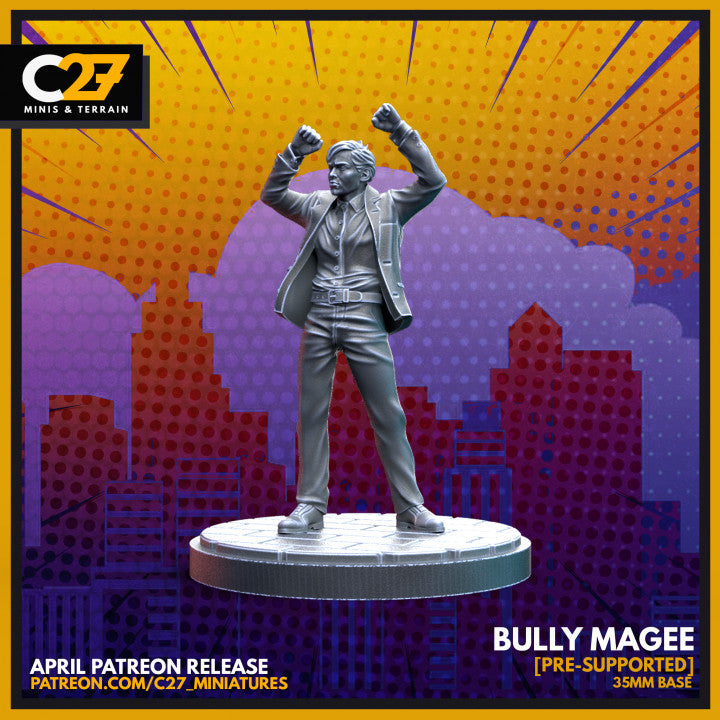 Custom Bully Magee 3D Model by c27 – Tabletop Adventures Await