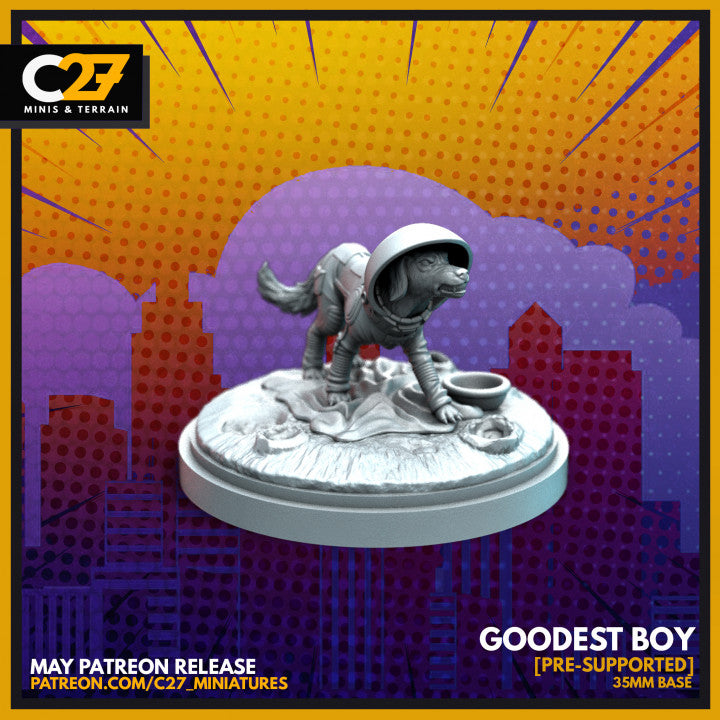 goodest boy by c27 – Perfect 3D Printed Miniature for Tabletop