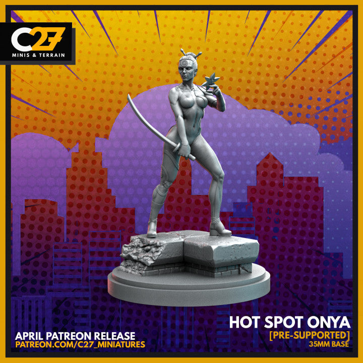 Hot Spot Onia 3D Printed Miniature by c27 – Unique Game Piece