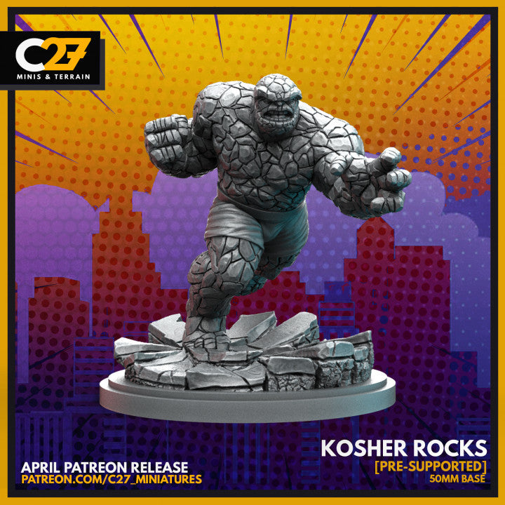 c27's Kosher Rocks 3D Miniature – Add to Your Collection