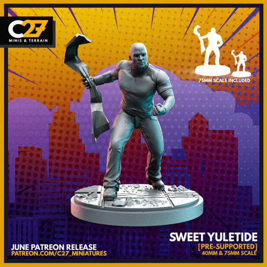 Unique Sweet Yuletide 3D Model by c27 – Tabletop Game Ready