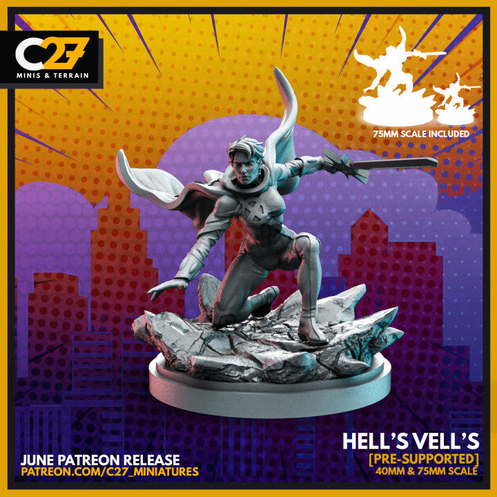 c27's Hell's Vell's 3D Miniature – Add to Your Collection