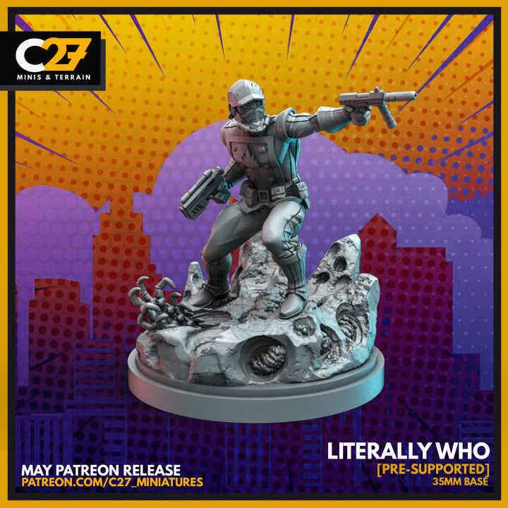 literally who 3D Miniature by c27 – Ideal for Tabletop Games