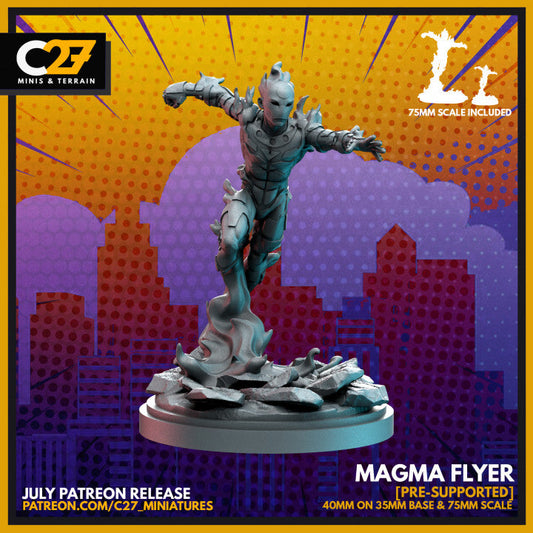 c27's magma flyer 3D Miniature – Add to Your Collection