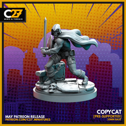 copycat 3D Model by c27 – Perfect for Custom Tabletop Games