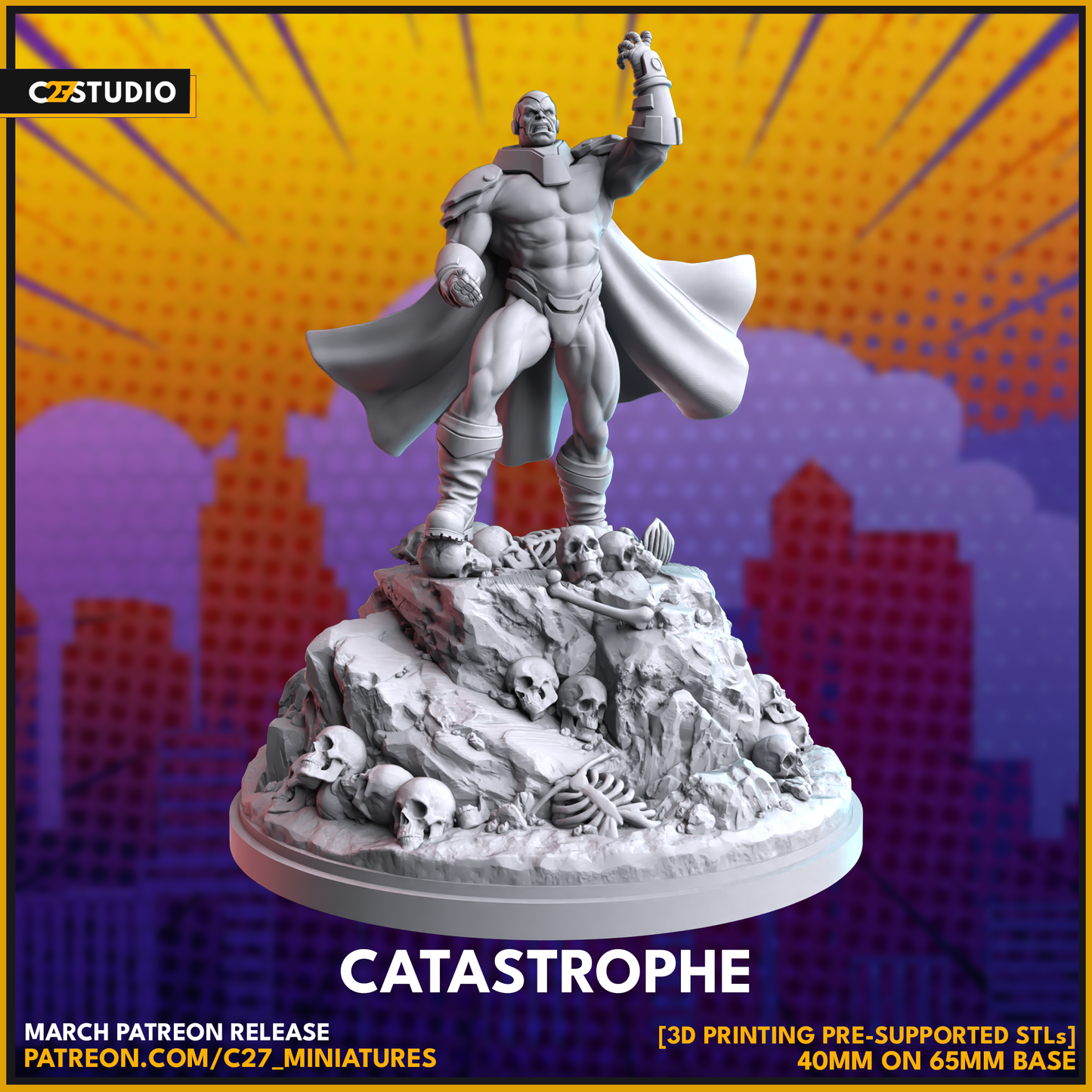 Catastrophe by c27 – 3D Printed Miniature for Tabletop