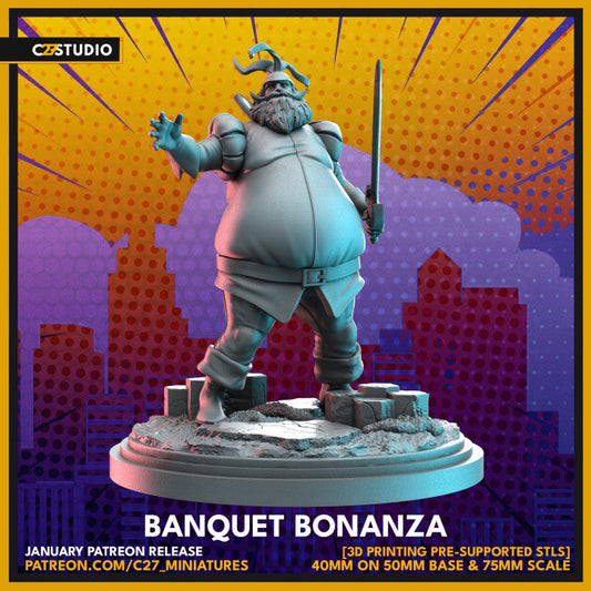 c27's Banquet Bonanza 3D Miniature – Add to Your Collection