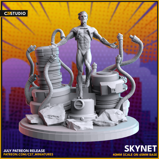 skynet by c27 – 3D Printed Miniature for Tabletop