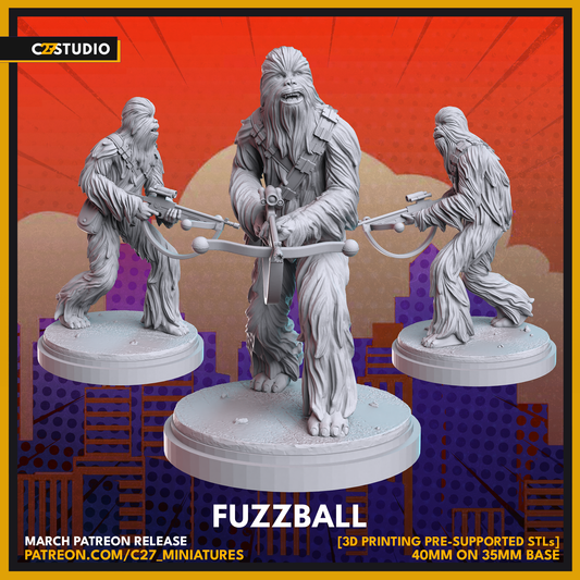 fuzzball 3D Model by c27 – Perfect for Custom Tabletop Games