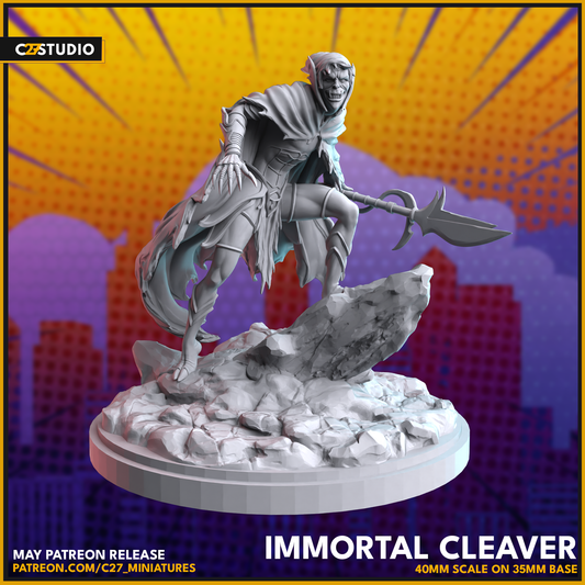 Custom Immortal Cleaver 3D Model by c27 – Tabletop Adventures Await