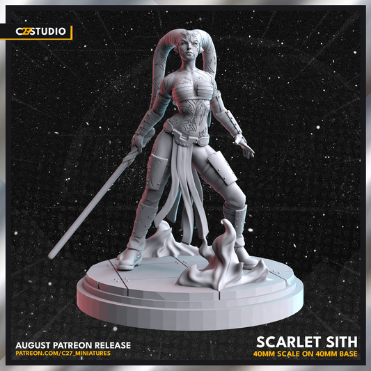 Unique Scarlet Sith 3D Model by c27 – Tabletop Game Ready