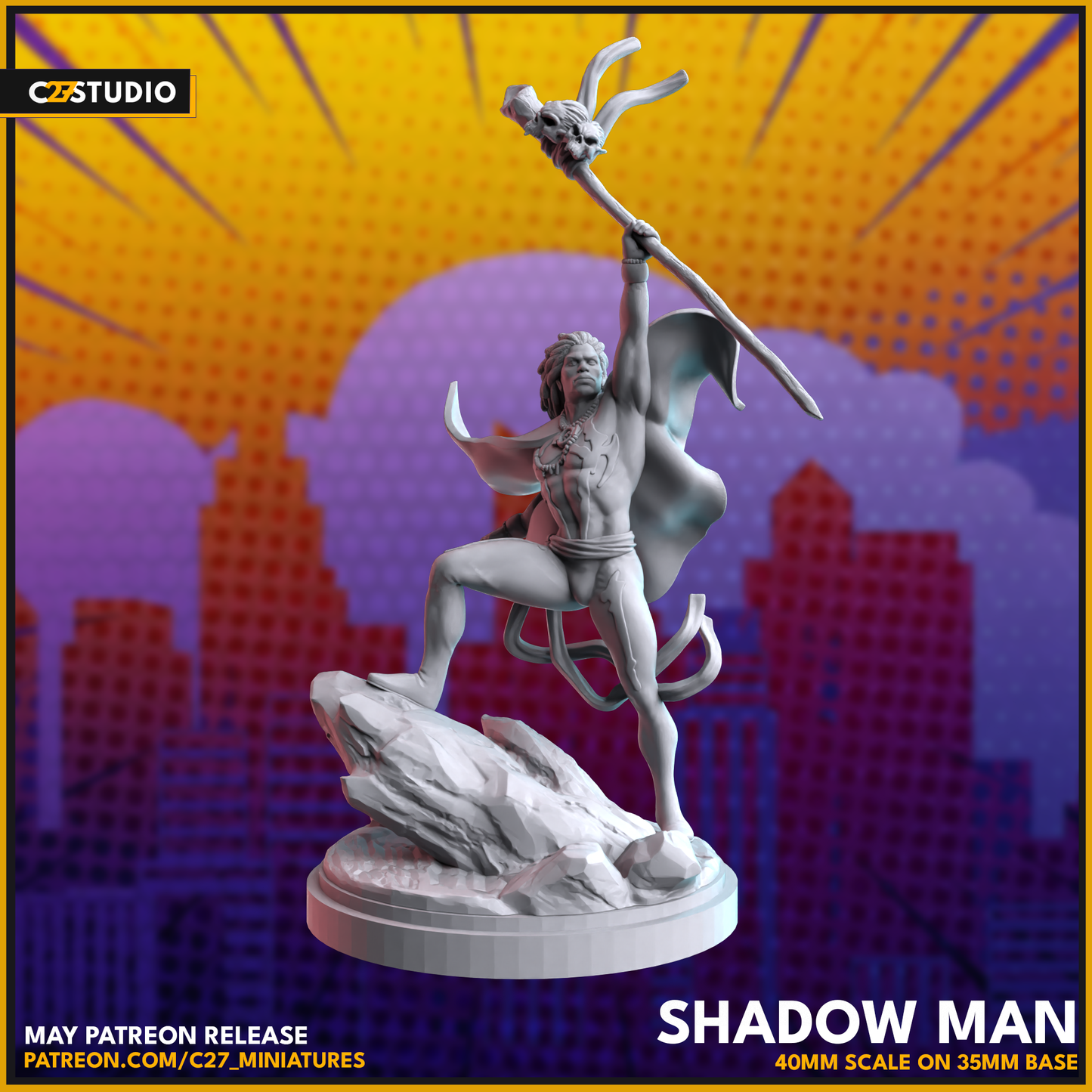 Shadow Man 3D Model by c27 – Perfect for Custom Tabletop Games