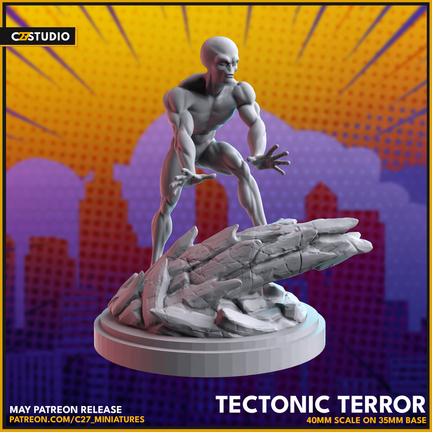 c27's Custom Tectonic Terror 3D Model – For Tabletop Gamers