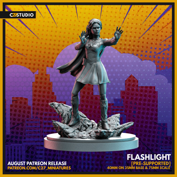 flash light by c27 – Perfect 3D Printed Miniature for Tabletop