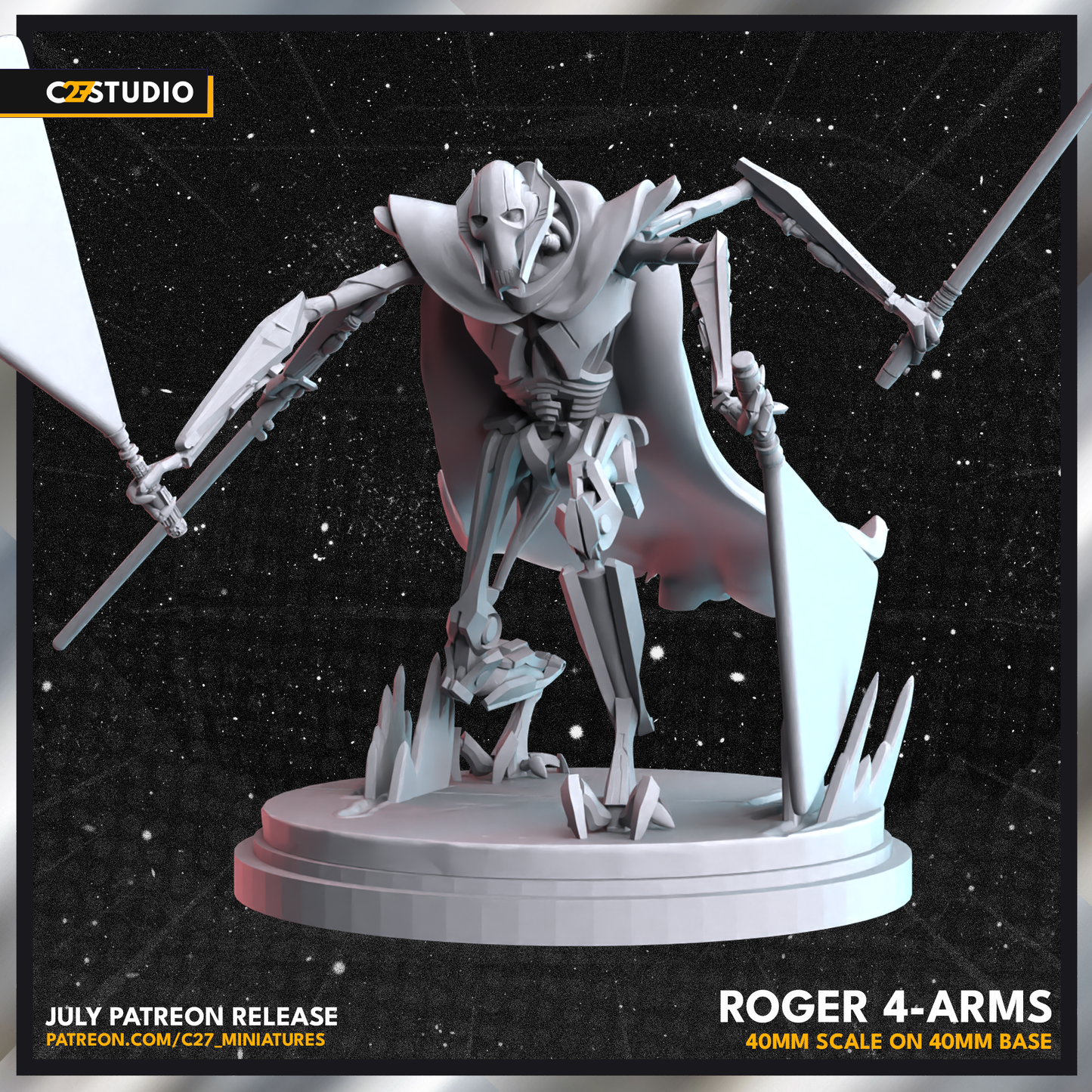 Roger 4 Arms by c27 – Enhance Your Tabletop Experience