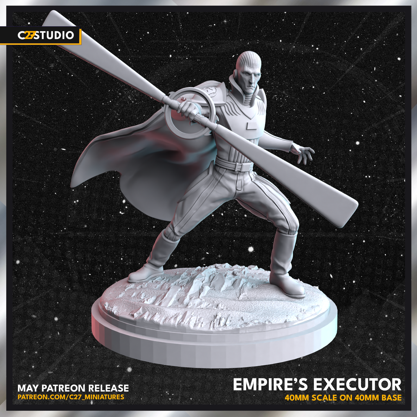 Empire's Executor by c27 – 3D Printed Miniature for Tabletop