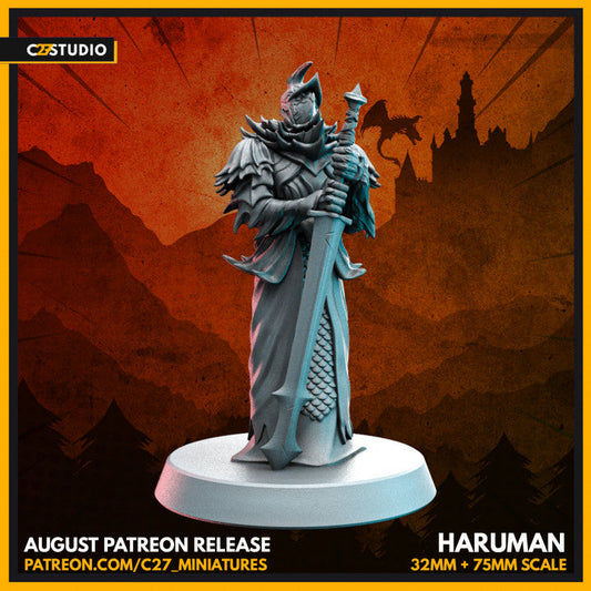 Haruman by c27 – 3D Printed Miniature for Tabletop