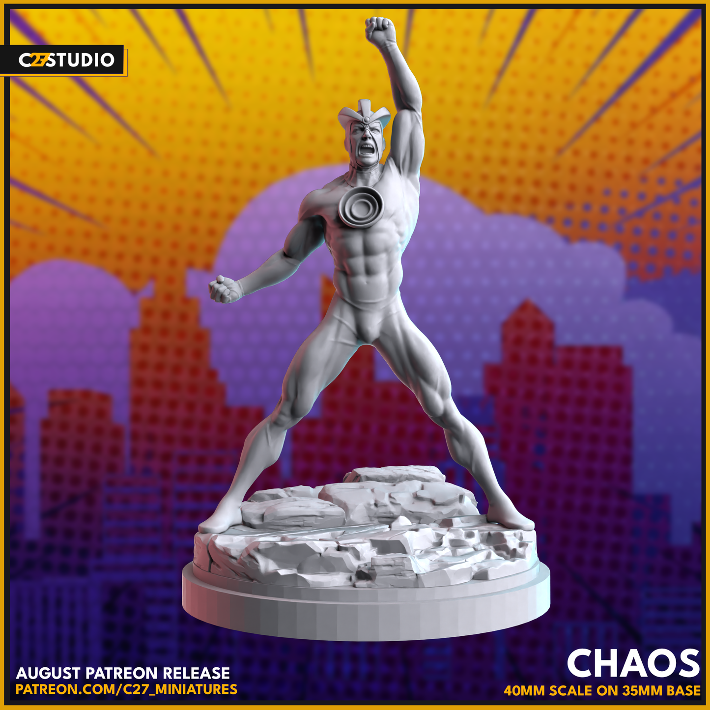 chaos 3D Model by c27 – Perfect for Custom Tabletop Games