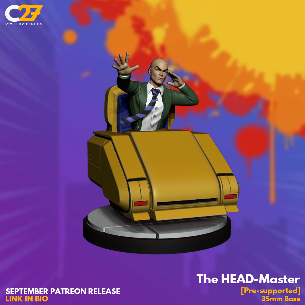 Headmaster by c27 – High-Quality 3D Printed Miniature