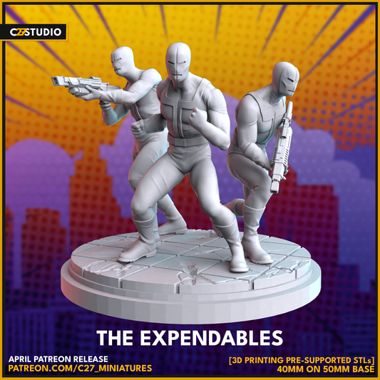 Custom The Expendables 3D Model by c27 – Tabletop Adventures Await