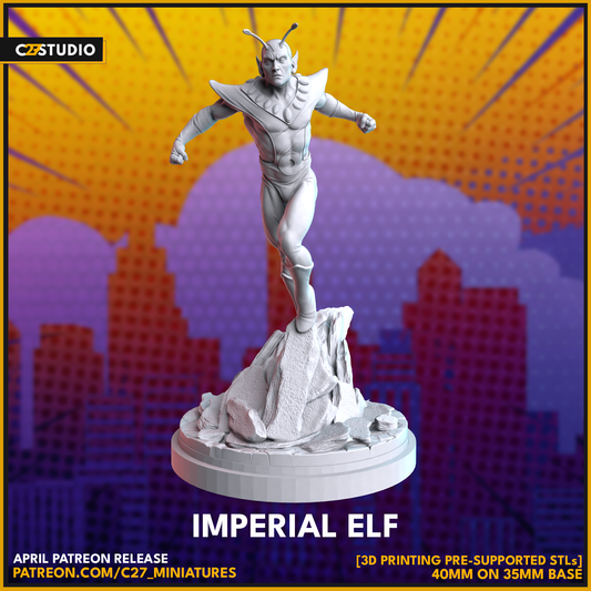 Imperial Elf by c27 – 3D Printed Miniature for Tabletop