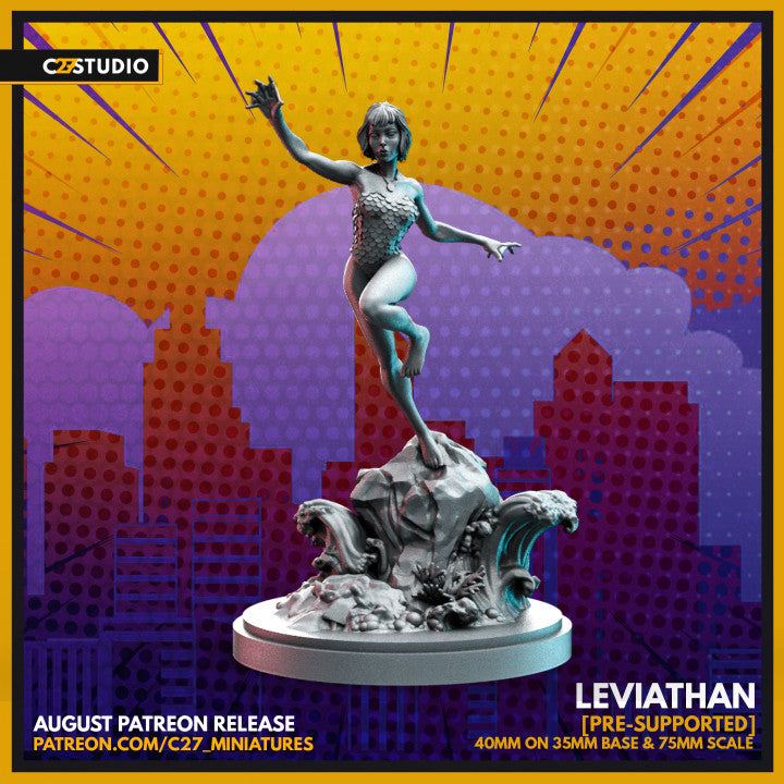 Leviathan by c27 – Perfect 3D Printed Miniature for Tabletop