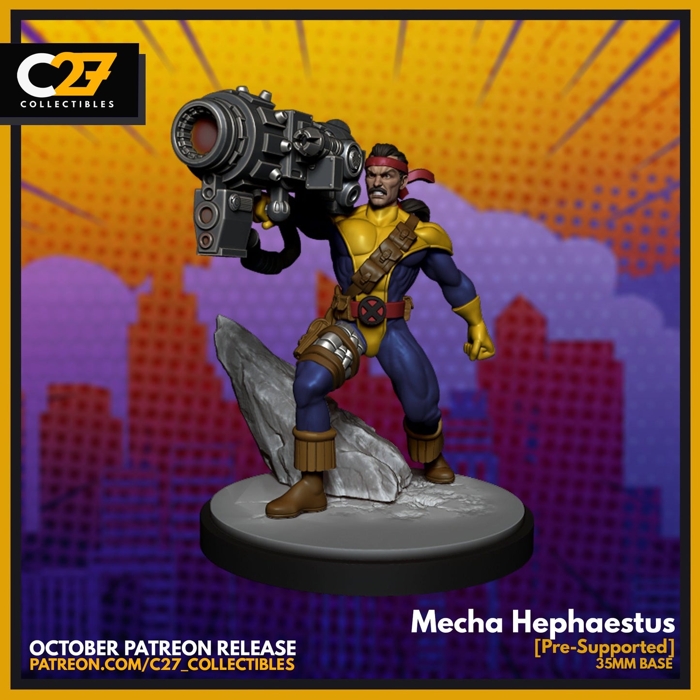 Mecha Hephaestus by c27 – High-Quality 3D Printed Miniature