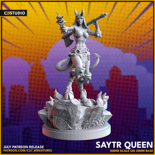 Saytr Queen 3D Model by c27 – Perfect for Custom Tabletop Games