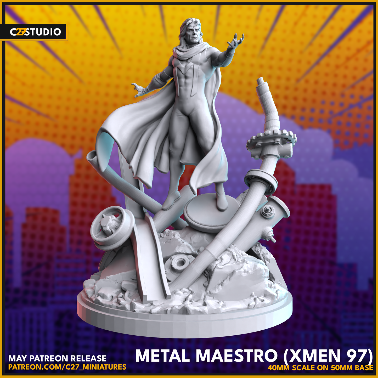 Custom Metal Master 97 3D Model by c27 – Tabletop Adventures Await