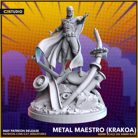 Get the Metal Master Krakoa 3D Model by c27 for Tabletop Adventures