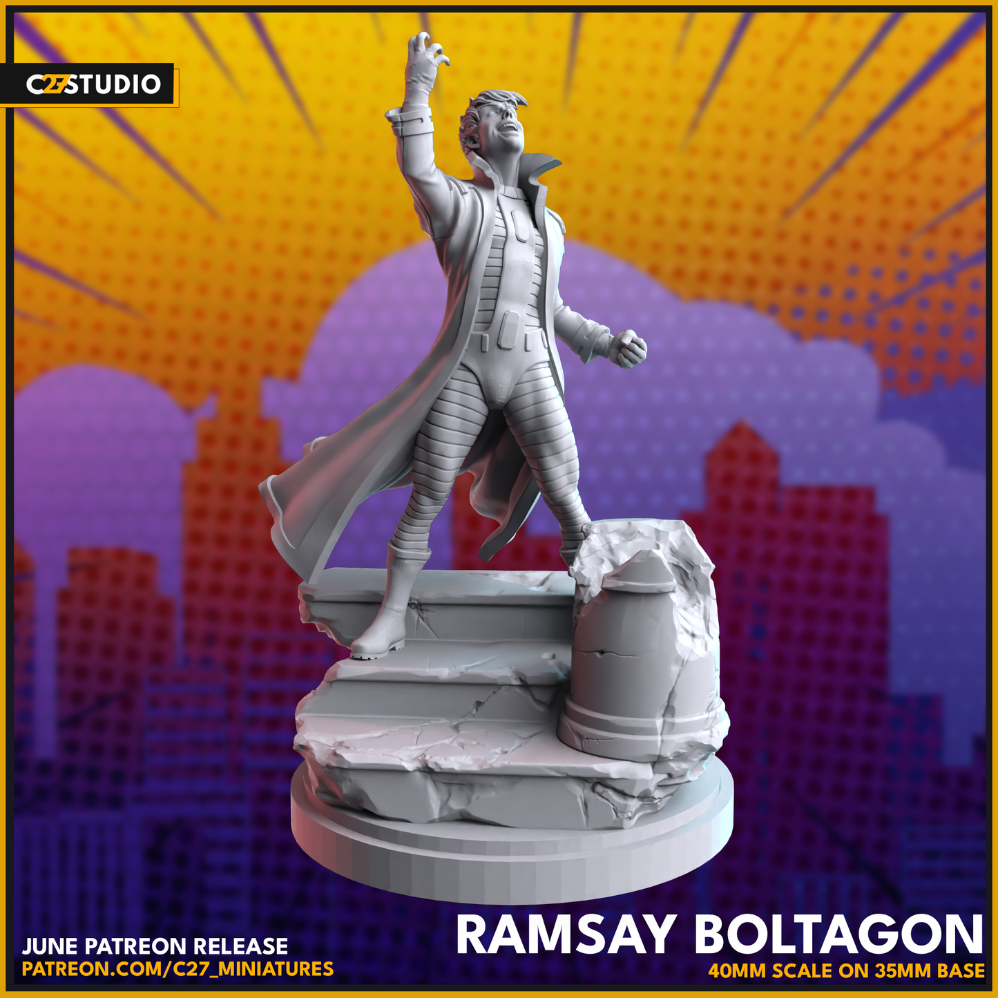 c27's Custom Ramsay Boltagon 3D Model – For Tabletop Gamers