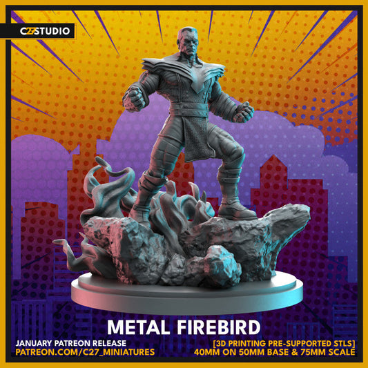 High-Quality Metal Firebird 3D Model by c27 – Ready for Play