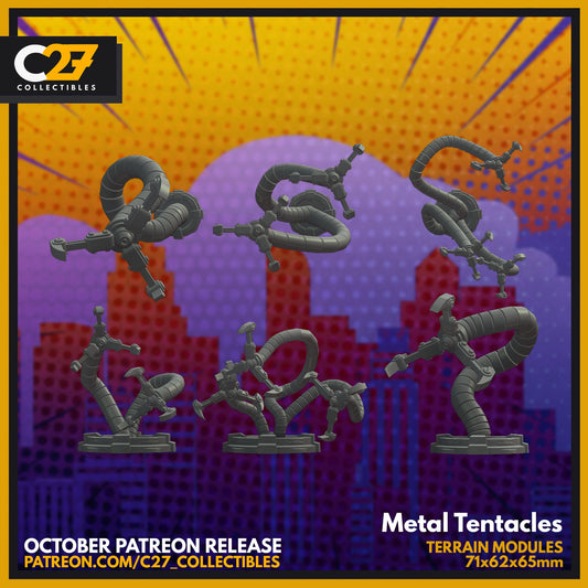 Metal Tentacles by c27 – Custom Miniature for Tabletop Play