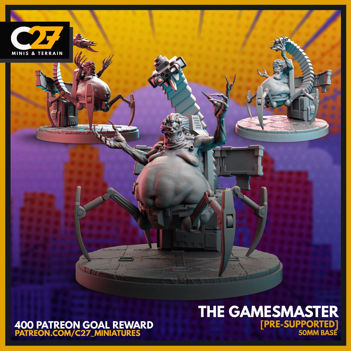 The Gamesmaster 3D Model by c27 – Perfect for Custom Tabletop Games