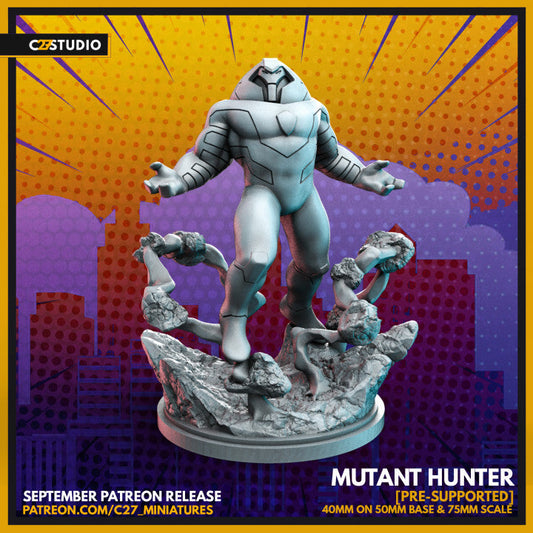 mutant hunter 3D Printed Miniature by c27 – Unique Game Piece