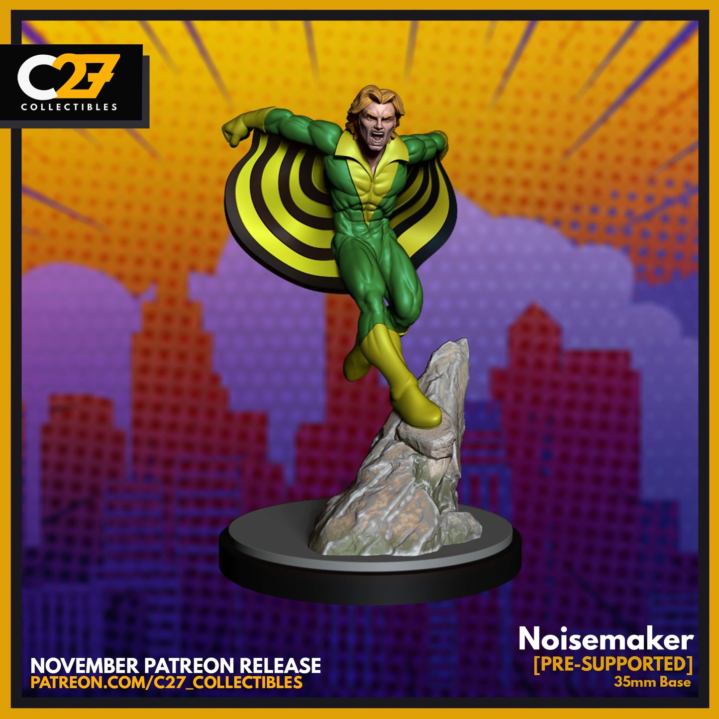 noisemaker by c27 – Perfect 3D Printed Miniature for Tabletop