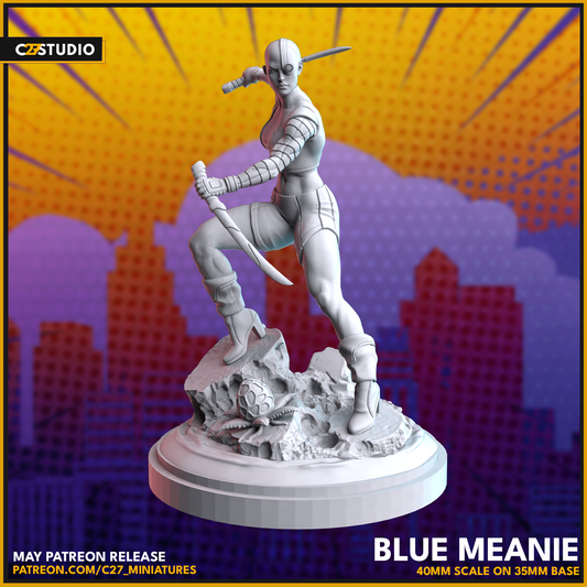 c27's Custom Blue Meanie 3D Model – For Tabletop Gamers