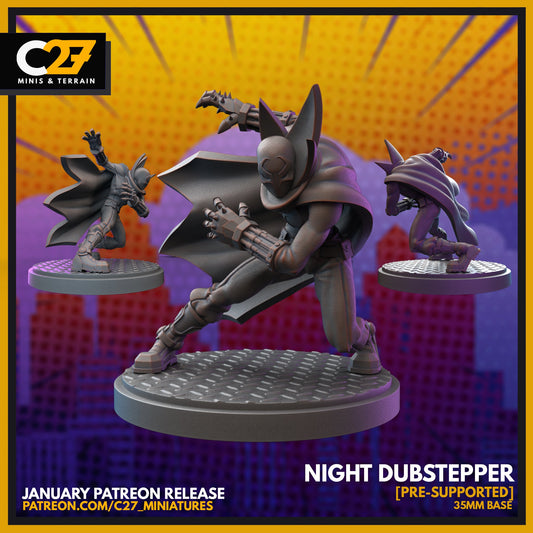 Night Dubstepper by c27 – High-Quality 3D Printed Miniature