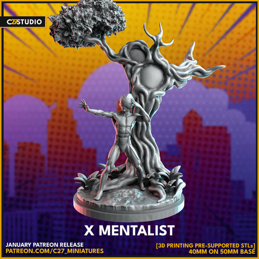 X Mentalist by c27 – Custom Miniature for Tabletop Play