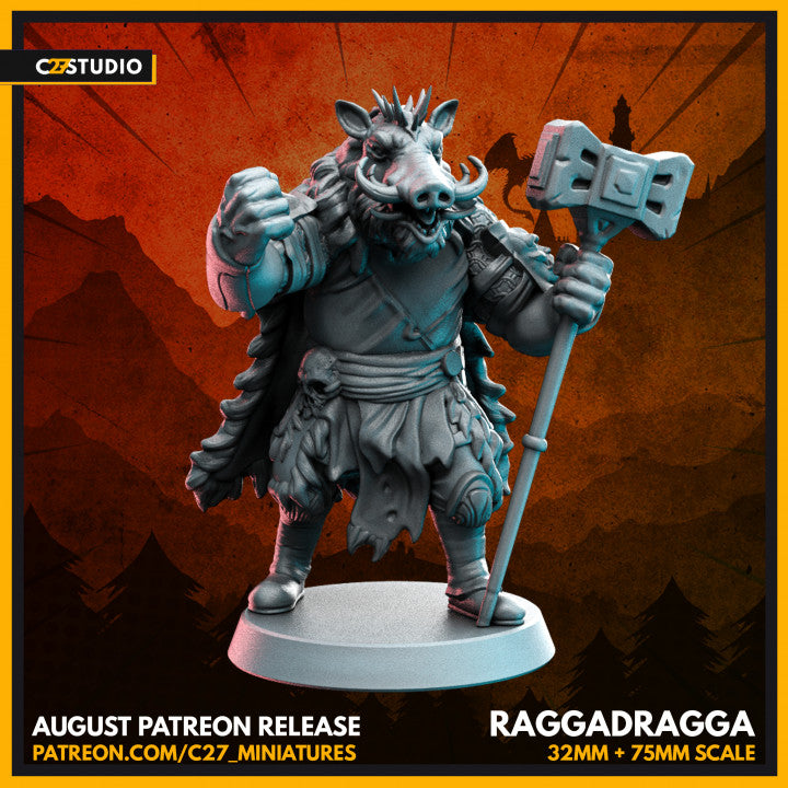 raggadragga by c27 – 3D Printed Miniature for Tabletop