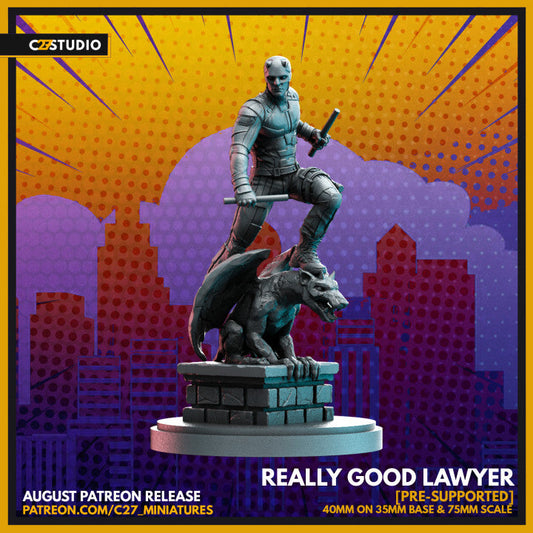 Enhance Your Game with Really Good Lawyer by c27 – 3D Miniature