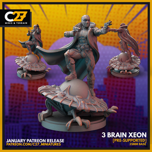 c27's Custom 3 Brain Xeon 3D Model – For Tabletop Gamers