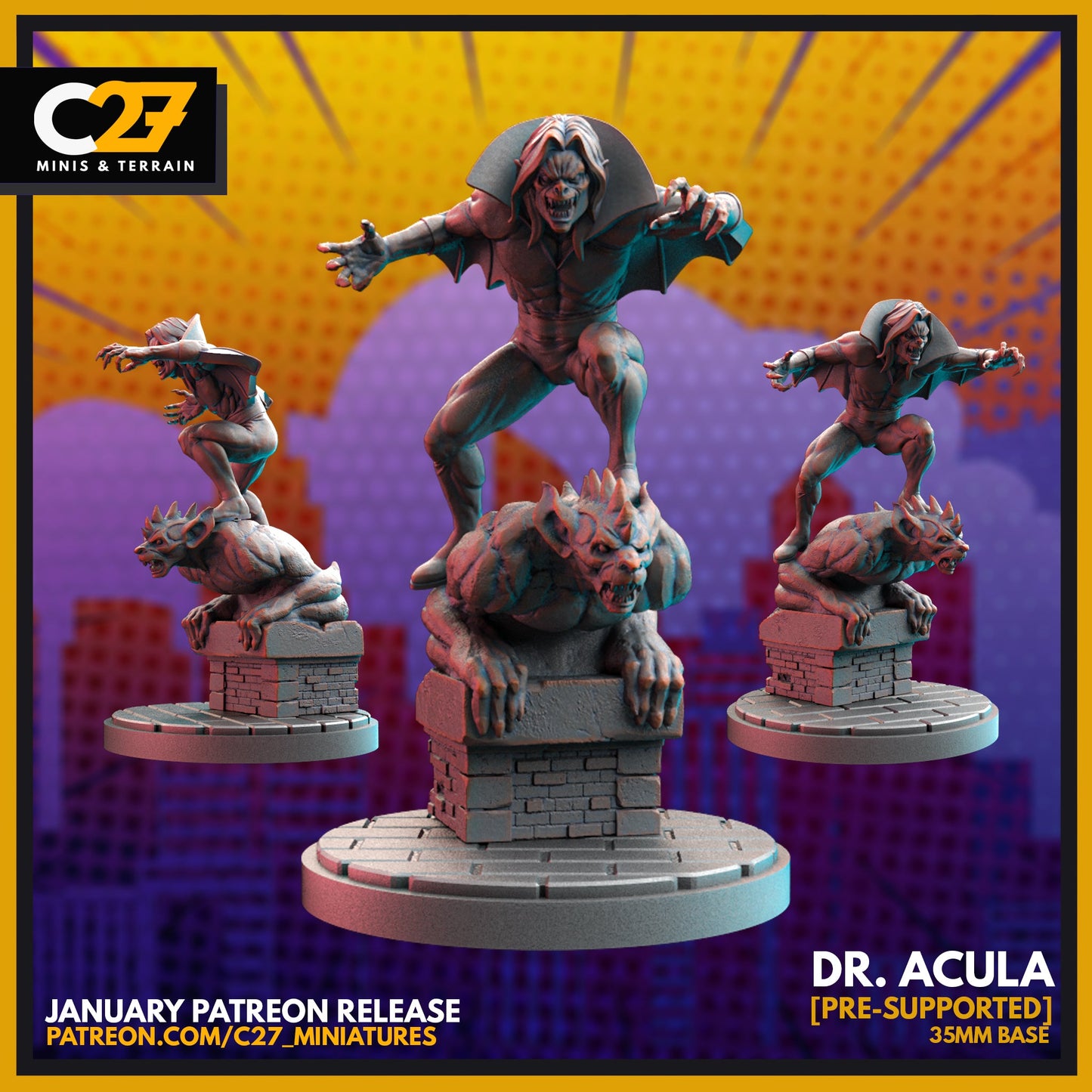 c27's Dr Acula 3D Miniature – Add to Your Collection