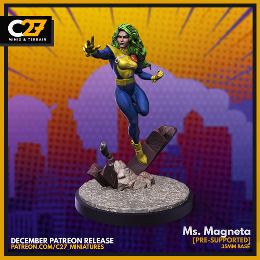 c27's Ms. Magneta 3D Miniature – Add to Your Collection