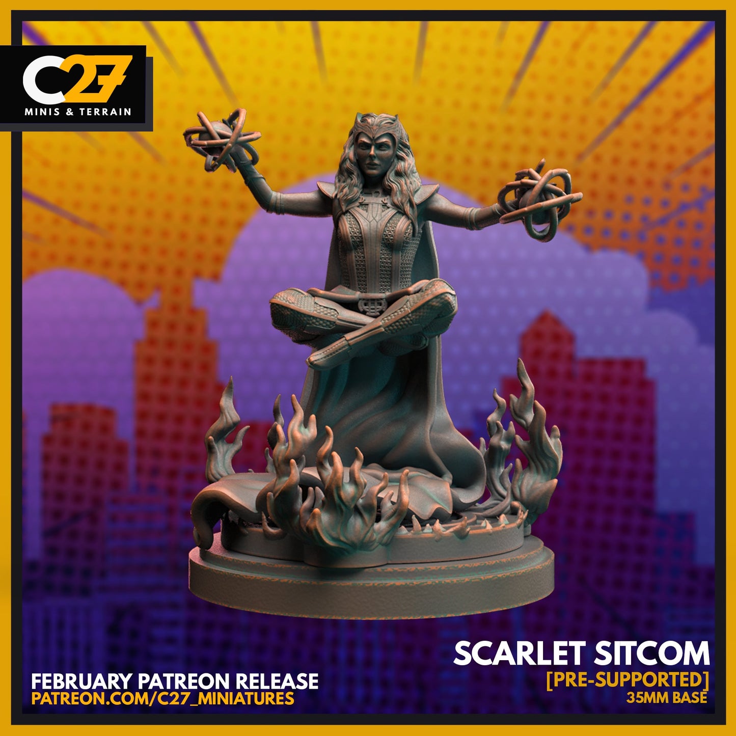 scarlet sitcom 3D Model by c27 – Perfect for Custom Tabletop Games