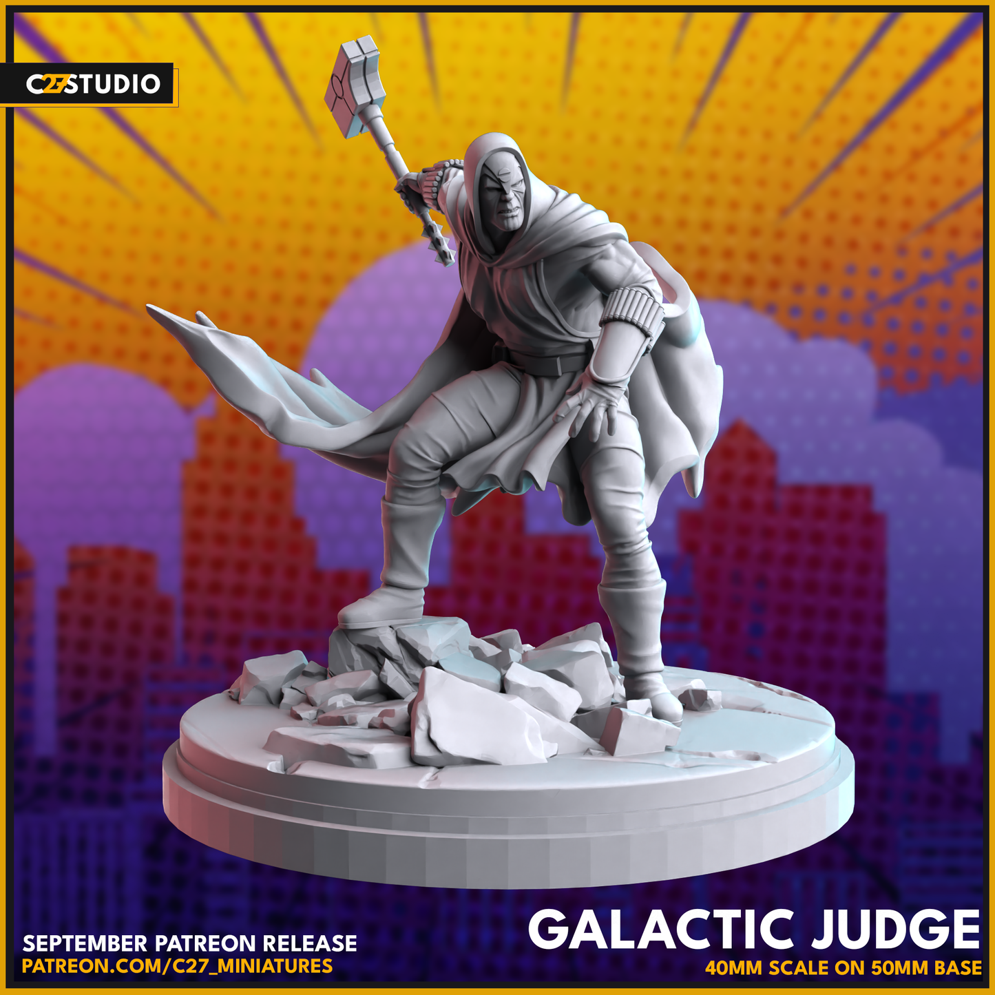 Galactic Judge by c27 – Custom Miniature for Tabletop Play