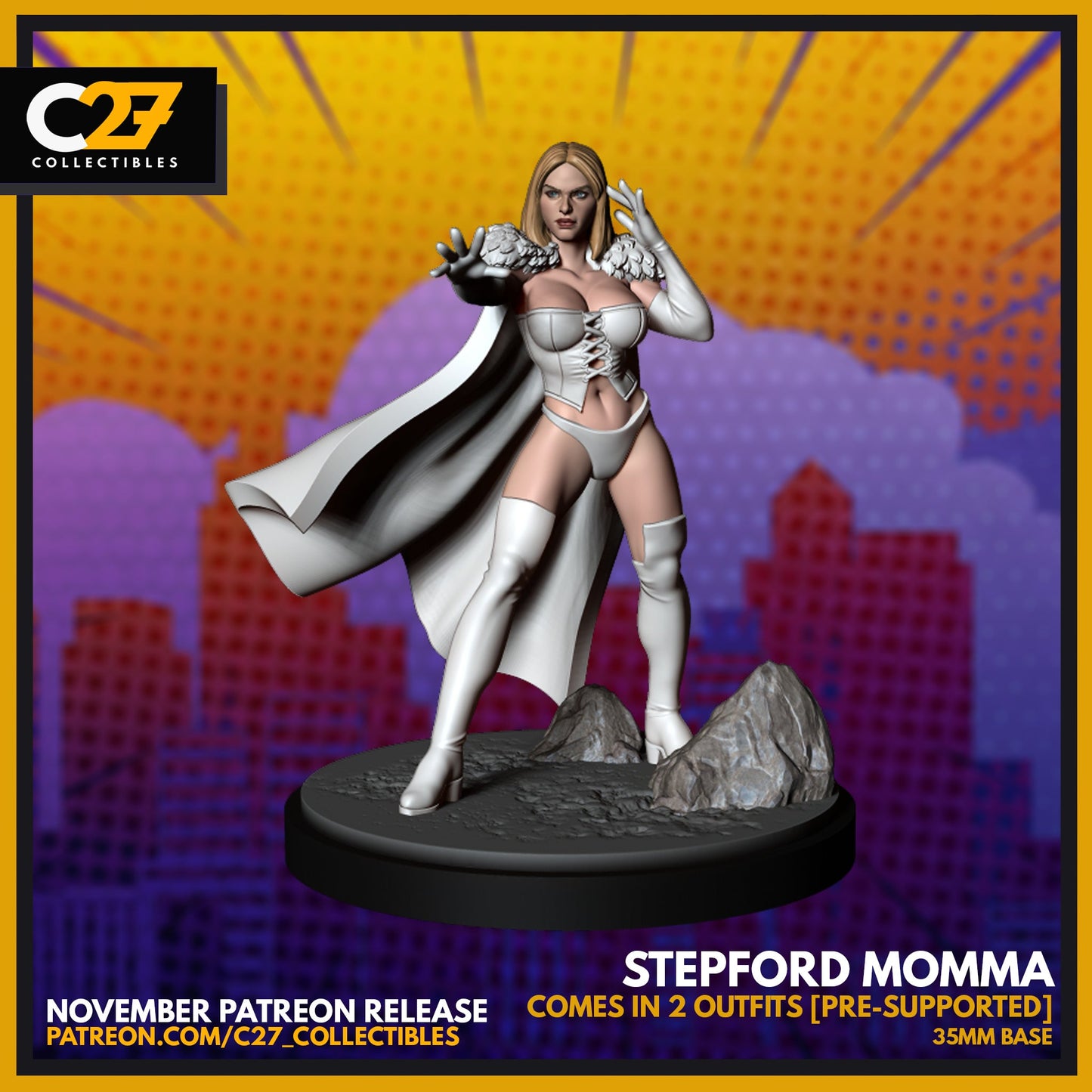 High-Quality Stepford Momma 3D Model by c27 – Ready for Play