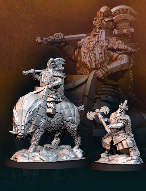 Silver Goat Dwarves Army Bundle | Fantasy | Davale Games