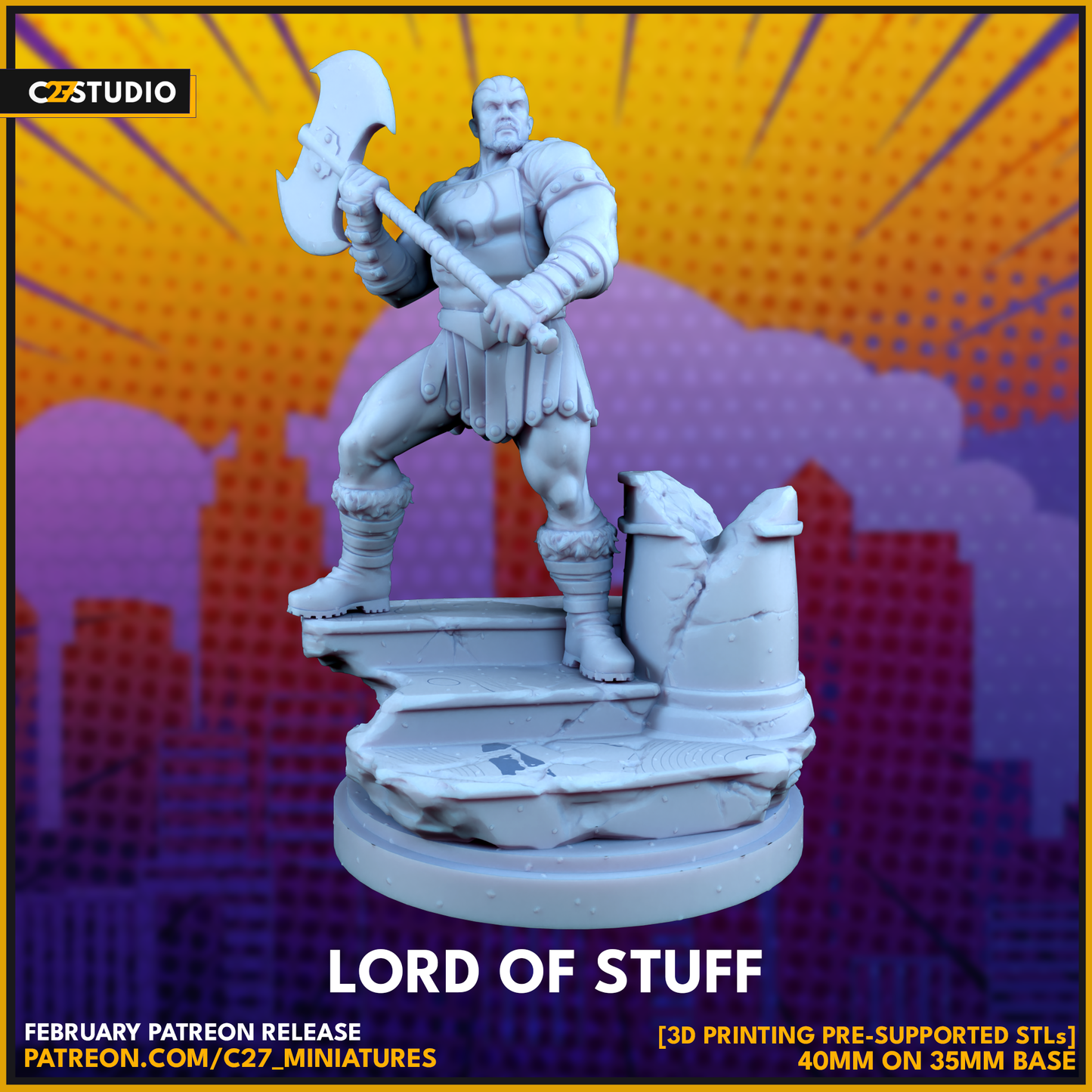 High-Quality Lord of Stuff 3D Model by c27 – Ready for Play